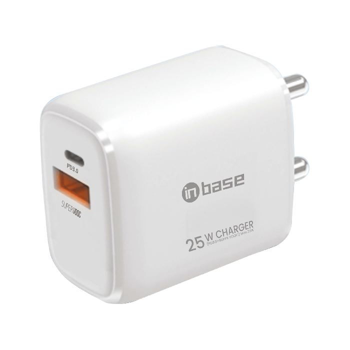 Inbase Fast Charger 25W Ether P251 USB - A With PD +SUPERVOOC ADAPTER